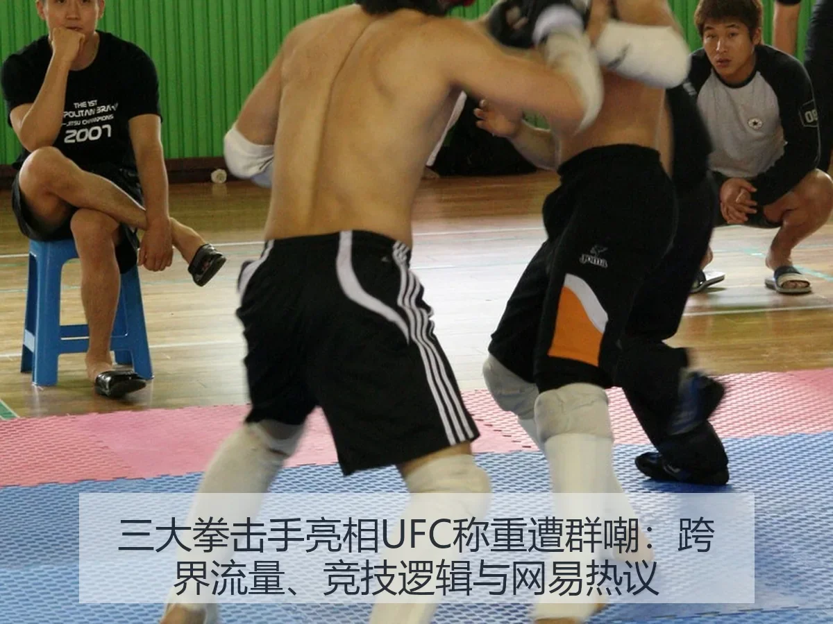 三大拳击手亮相UFC称重遭群嘲：跨界流量、竞技逻辑与热议